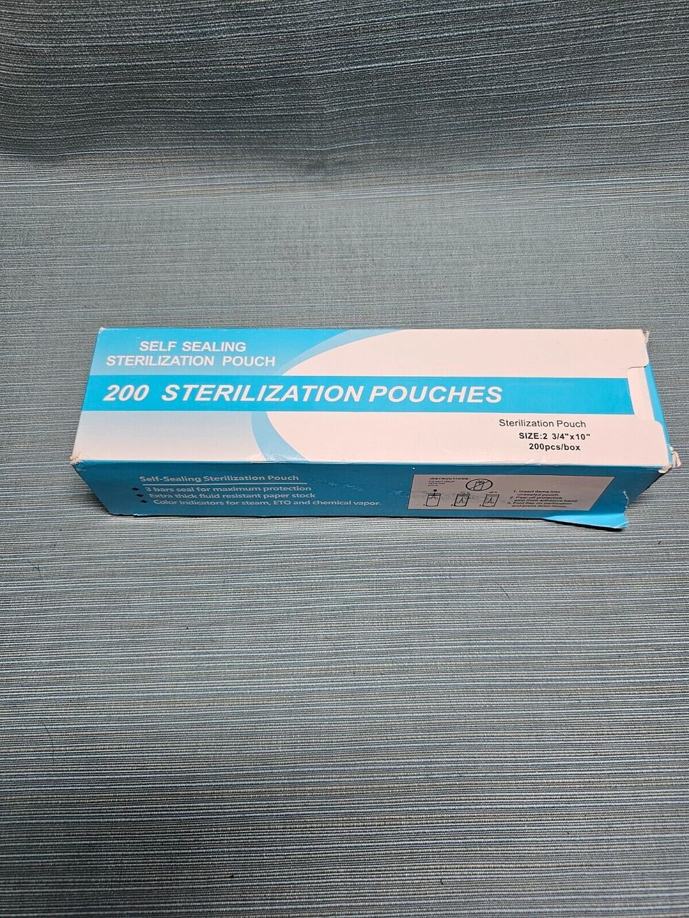 200 Bags Sterilization Pouches Dental Medical Self Seal Pouch Bag 2.75"x10" READ